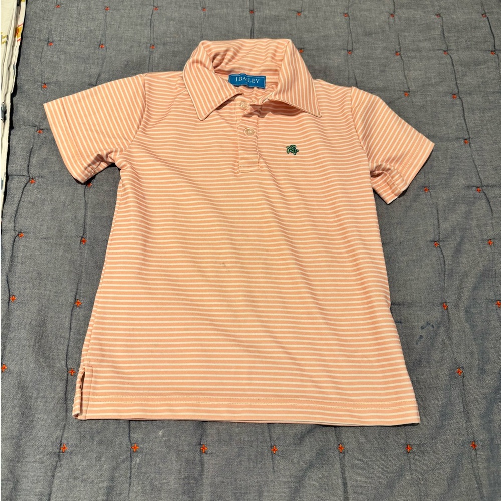 J. Bailey (Bailey Boys) Kids Striped performance Polo Shirt
